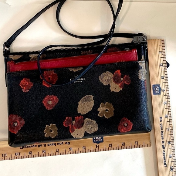 Coach Floral Crossbody Bag with Detachable Side Pouch - Picture 14 of 14